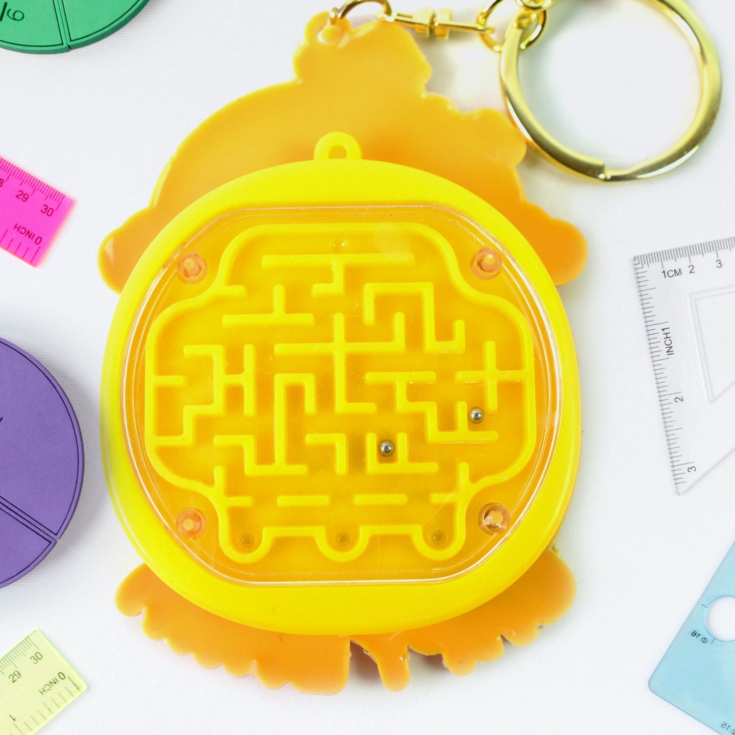 Mini Digital calculator Keychain (1 pc / Mix Design) Mini Digital calculator Keychain (1 pc / Mix Design)